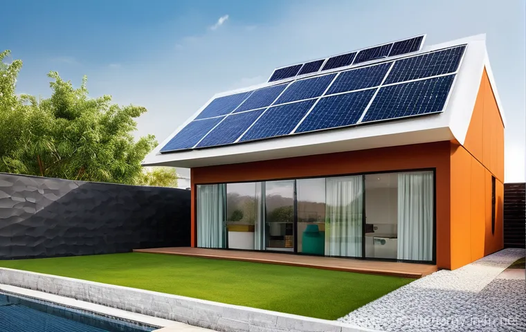 에너지 저장 시스템 ESS - **Prompt:** A warm, inviting interior scene of a modern Pakistani home during the evening. A family,...