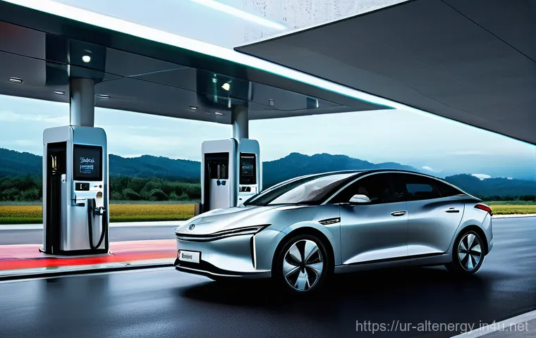 자동차용 수소 연료전지 - **Prompt 1: "The Dawn of Clean Air"**
    "A breathtaking panoramic view of a bustling, modern Pakis...